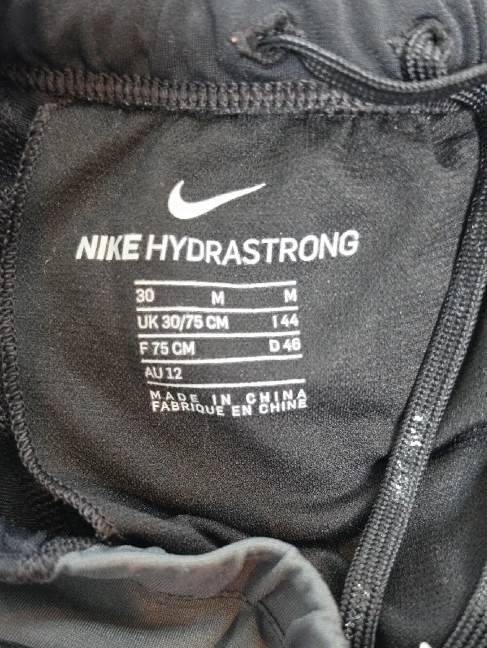 Nike Black and Gray Kids' Hydrastrong Compression Shorts
